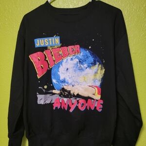 RARE JUSTIN BIEBER "ANYONE" CONCERT MERCH SZ XL